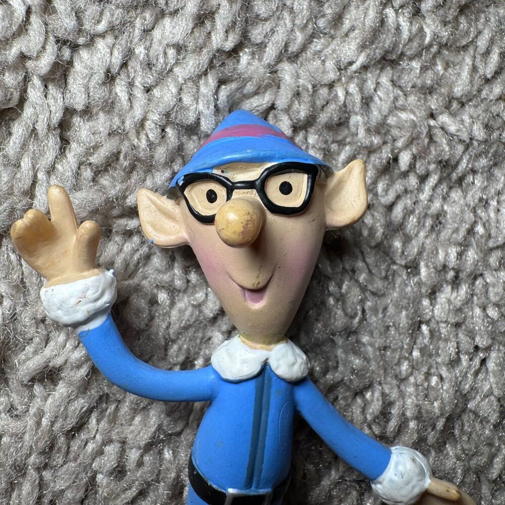 Vtg Playing Mantis Rudolph Misfit Toys Tall Elf w/ Glasses Figurine Memory Lane - Picture 5 of 6